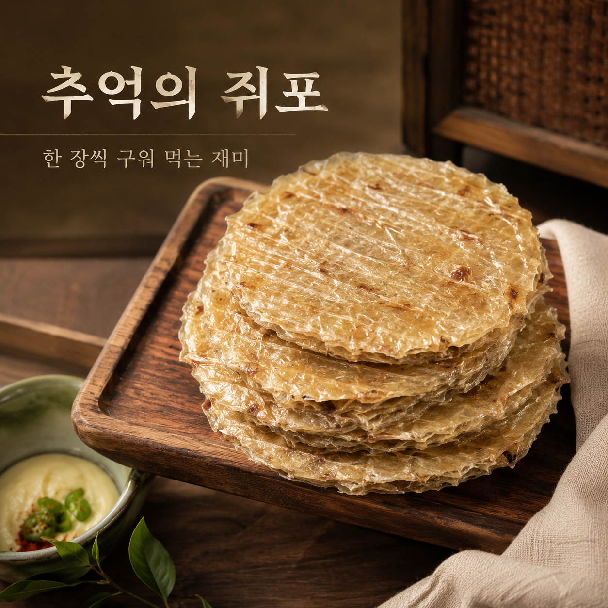 (마른총각) 추억의 쥐포 마른안주 300g, 1개 이미지 7