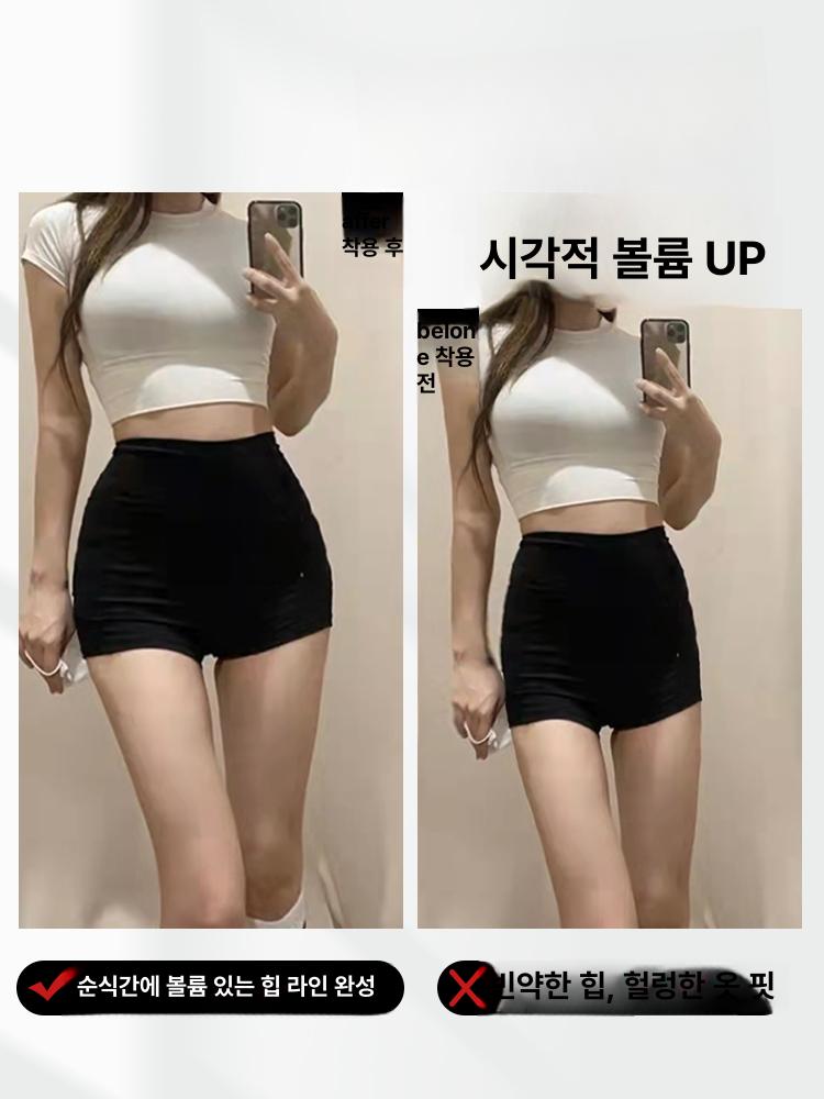 볼륨업 팬티 골반뽕 속바지 통기성 여름 무흔 자연스러운 힙업 보정속옷 여름용 - 상세 이미지 4