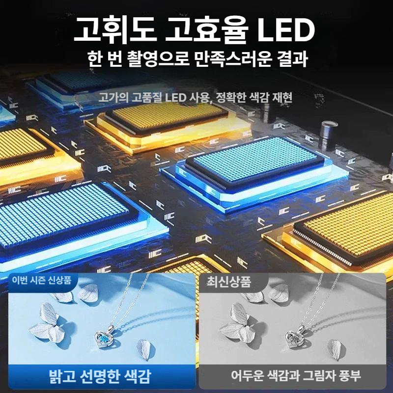 사진배경지 크로마키 대형 포토박스 누끼 셀프 촬영 배경천 조명 세트 이미지 6