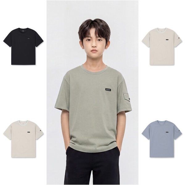 폴햄키즈 영스터 공용 울트라 탄성 루즈핏 반팔 티셔츠4color(택1) G2TS3773 - 상품 이미지
