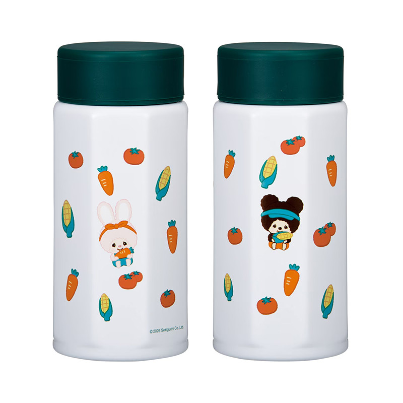 스케이터 몬치치 Mon Mon Farm 캐릭터 팔각형 스테인리스 머그 보틀 350ml STO4 - 주방·식기 - 하카타몰