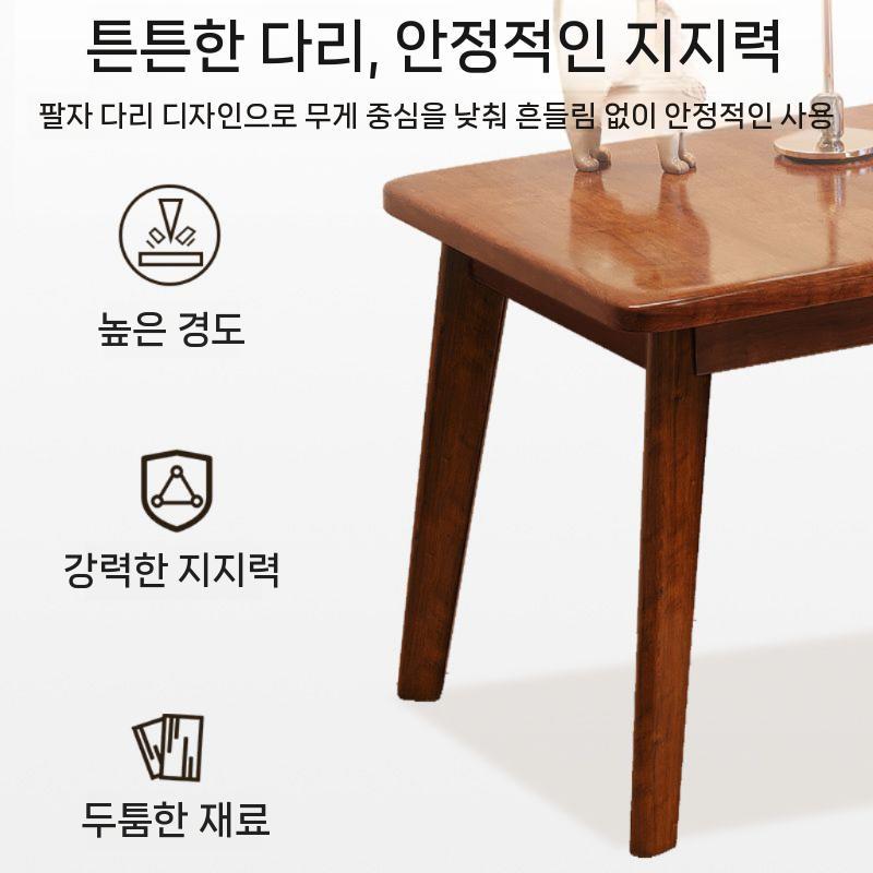 일반형 사무실 공부책상 사무용일반책상 공부방 컴퓨터책상 원목색 서재 데스크 원룸 공간활용 모든 원목 통나무 색상 120 - 상세 이미지 5