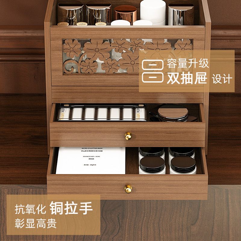 정리함 수납함 수납정리함 소품정리함 투명 보관함 다용도 서랍 리빙박스 칸막이 트레이 소품 - 상세 이미지 5
