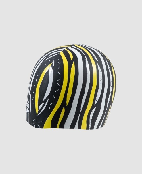 아레나 Print Silicone Cap Stripes - 상세 이미지 2
