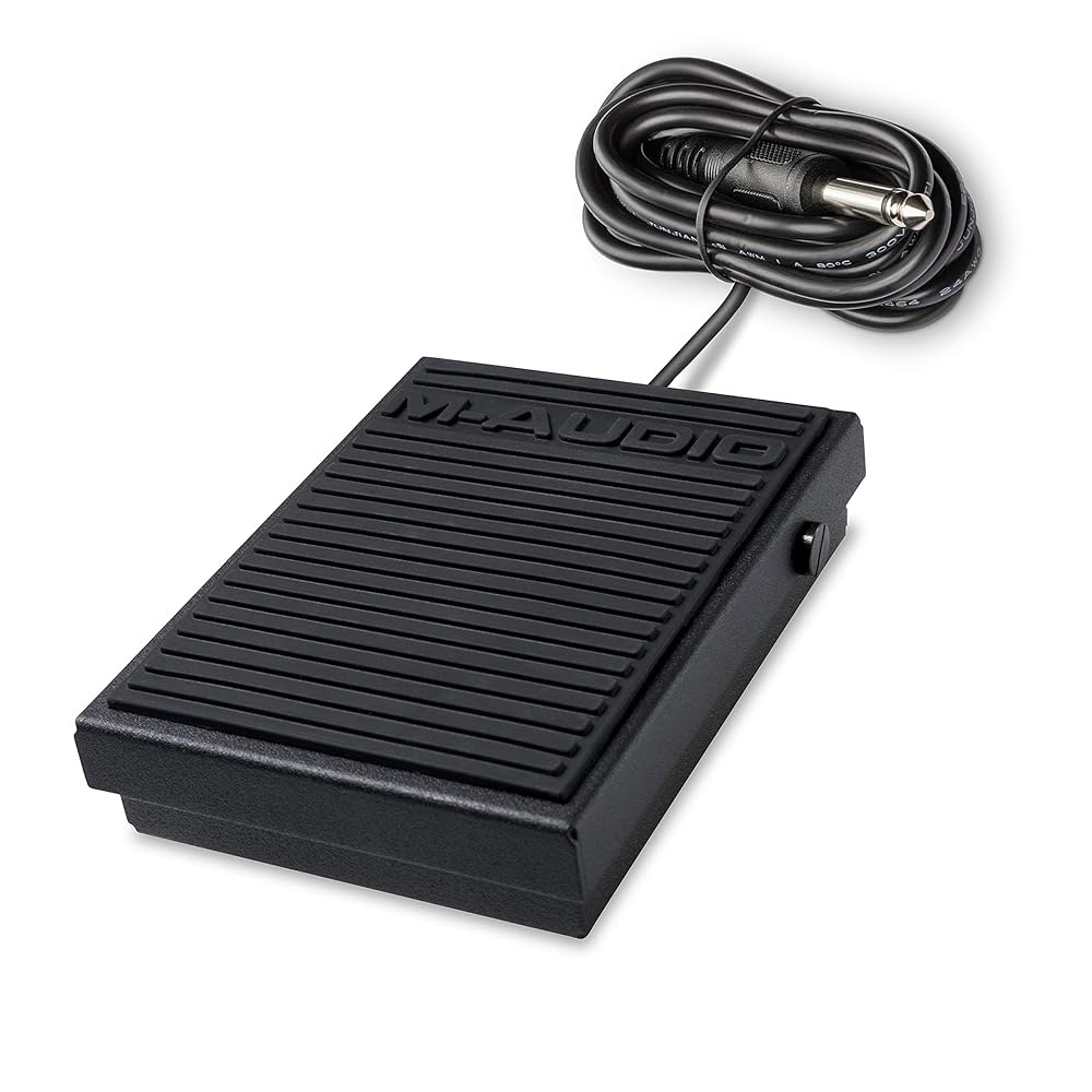MIDI 키보드, 디지털 피아노, 일렉트릭 피아노 등을 위한 M-AUDIO SP-1 유니버설 서스테인 페달 Sustain Pedal SP-1 - 상품 이미지