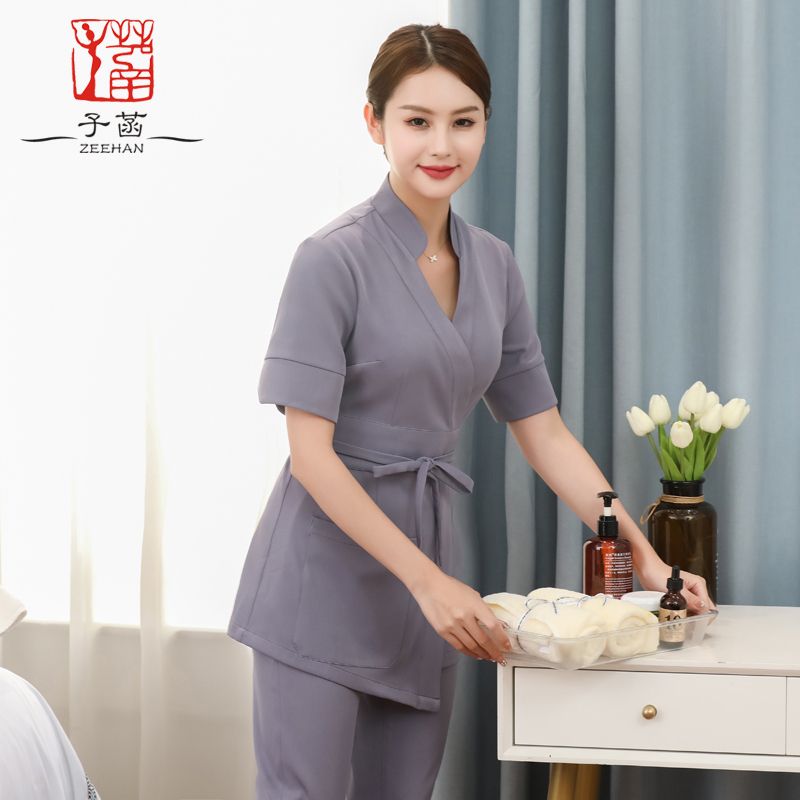 직원복 근무복 지샵 유니폼 세라복 졸업사진 세트 네이비 반팔 병원 교복 자켓 코스프레 긴팔 - 상세 이미지 3