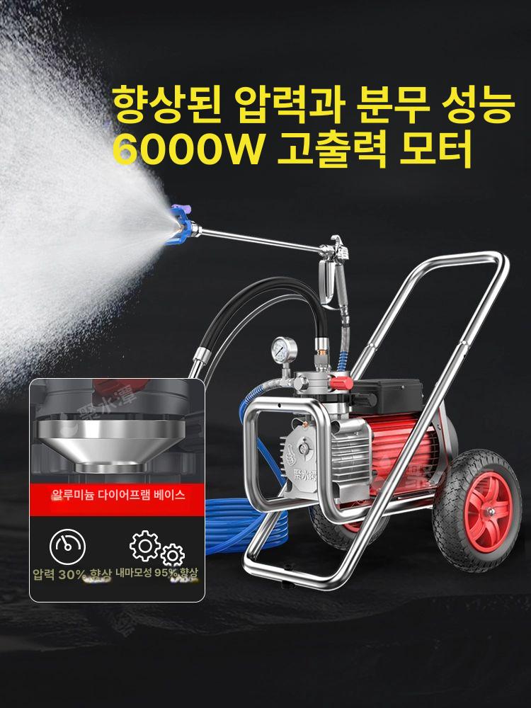 뿜칠 뿌리기 도색 경량 알루미늄 대형 기계 분체 설비 도장 단총 - 상세 이미지 5