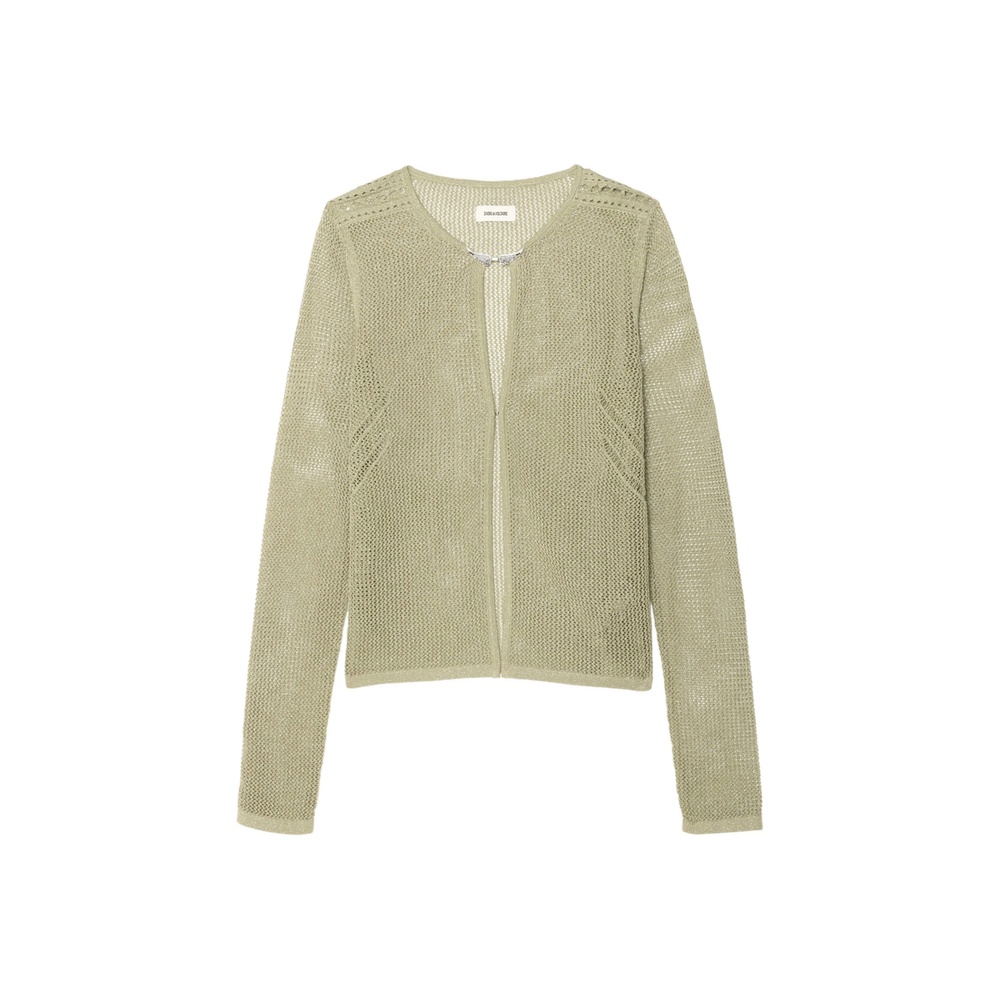 쟈딕앤볼테르 여성 가디건 FW26 KWCA01690 TEA - 상품 이미지