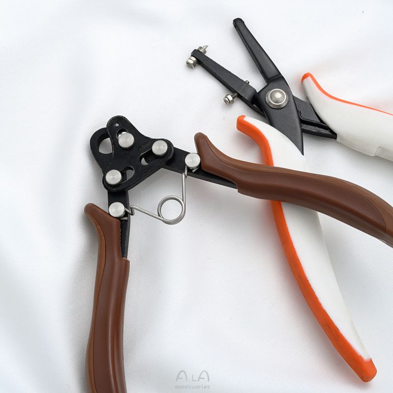 비즈공예펀치 구자말이 평집게 다이 모양펀치 커팅 펀칭기 스크랩북 모양 엠보싱 금속 DIY 이미지 6