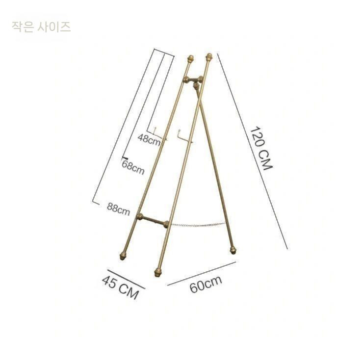 대형액자거치대 철제 전시용 프레임 알루미늄 웨딩 아크릴 우드 원목 상장 투명 사이즈 퍼즐 - 상세 이미지 4