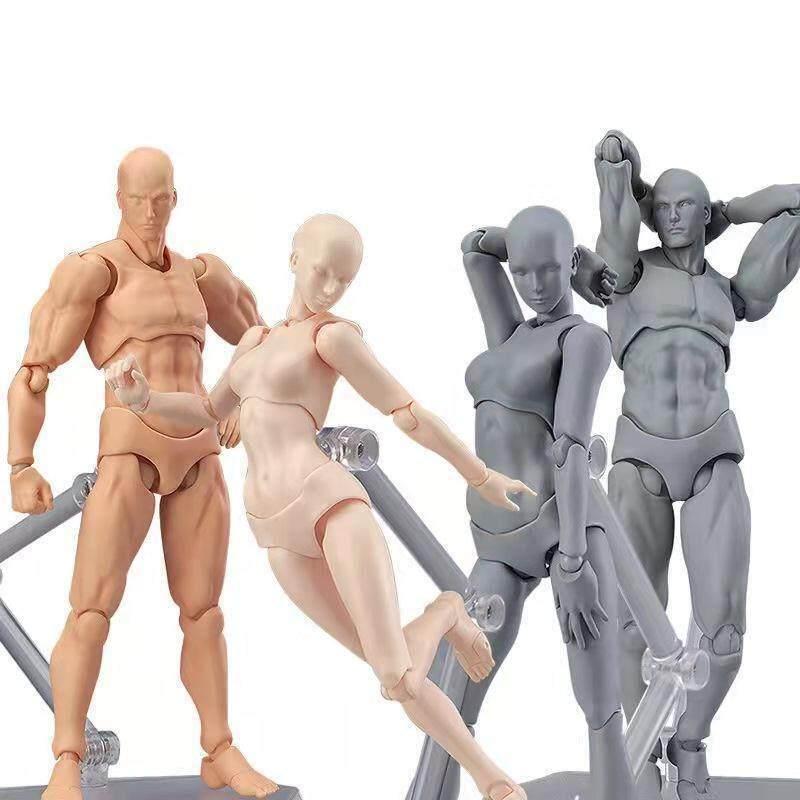 피규어 구체관절 인형 드로잉 아트 여성 남성 소품 마네킹 관절가동 인체 피큐어 - 상세 이미지 5