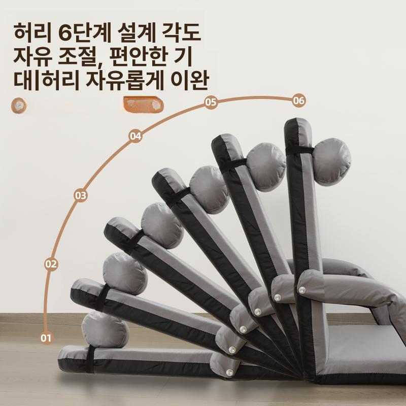 좌식 등받이 의자 침대용 바닥 쿠션 등받침 휴대용 리클라이닝 체어 - 상세 이미지 3