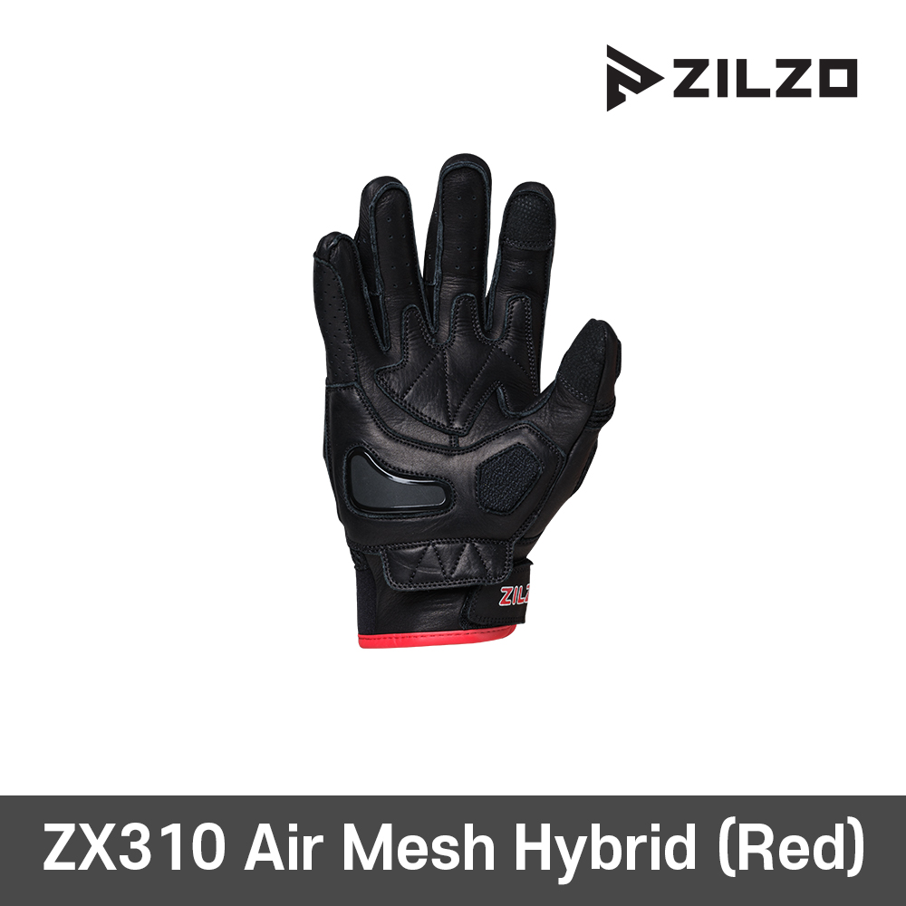 ZILZO ZX310 Air Mesh Hybrid 숏장갑 오토바이 라이더 메쉬 질조 - 상세 이미지 4