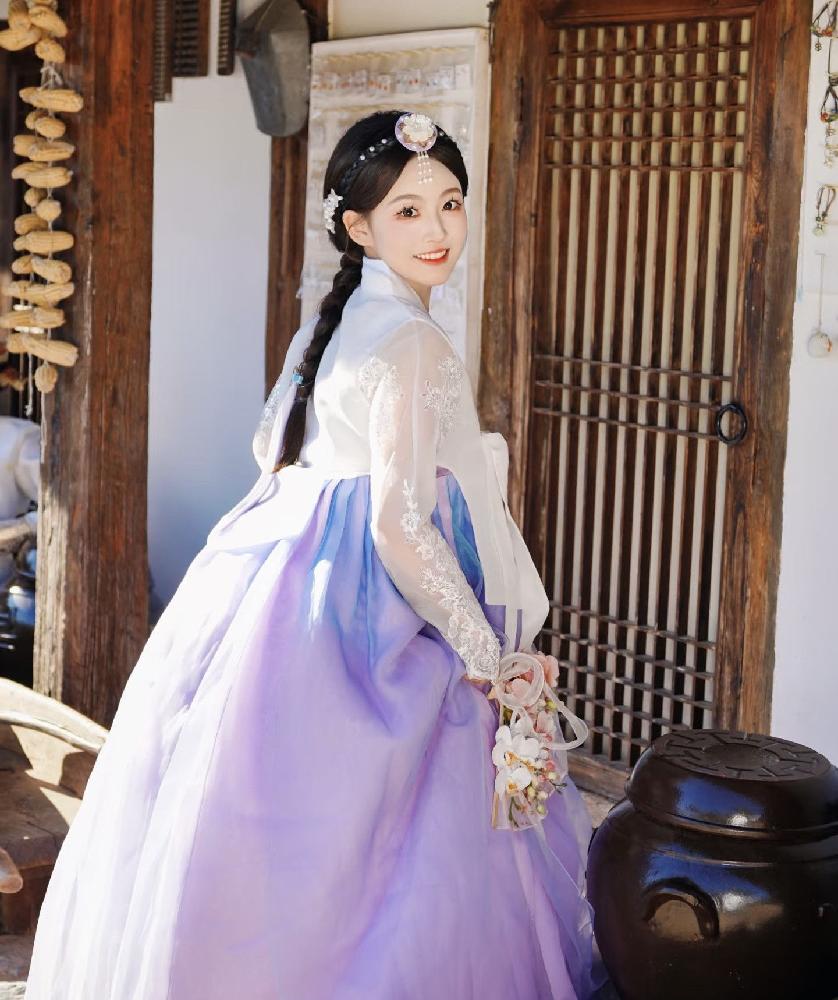 2부 셀프웨딩 셀프웨딩드레스 드레스 피로연 원피스 촬영 오프숄더 파티 머메이드 연주회 쉬폰 - 상세 이미지 3