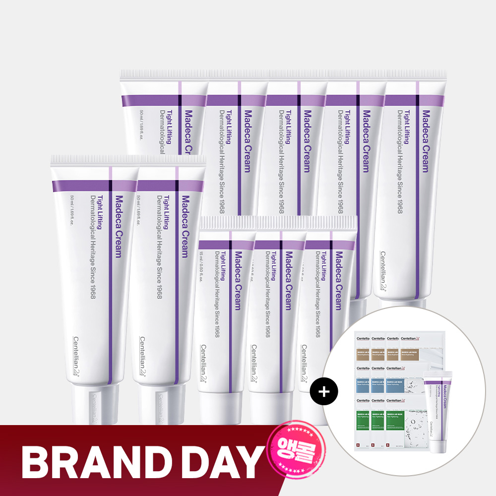 네이버 동국제약 센텔리안24 마데카크림 올뉴 타이트리프팅 50ml 7개 +15ml 4개+랩마스크 10매
