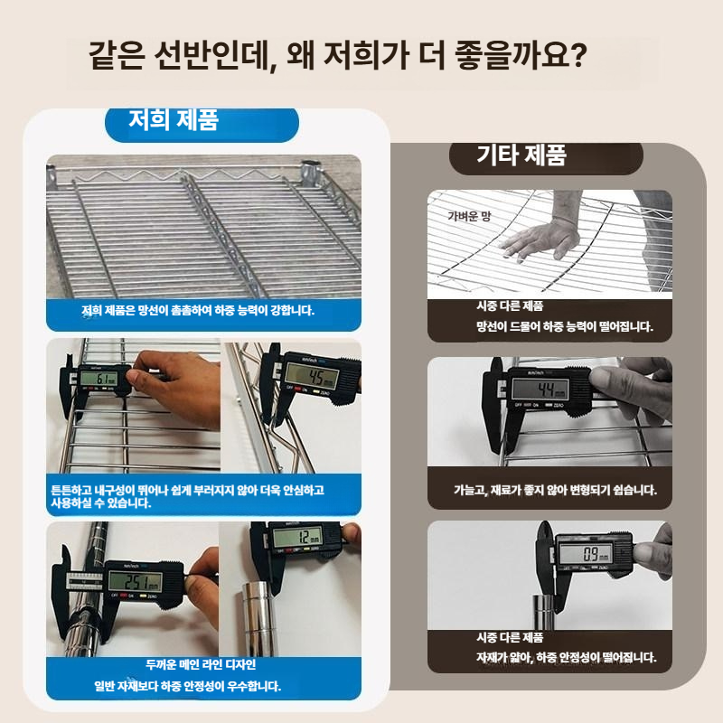 스텐선반 5단 베란다 경량랙 발코니 올스텐 다용도실 이동식 수납장 팬트리 창고 자재 선반장 - 상세 이미지 4