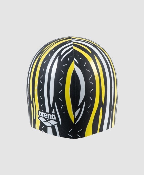 아레나 Print Silicone Cap Stripes - 상세 이미지 4