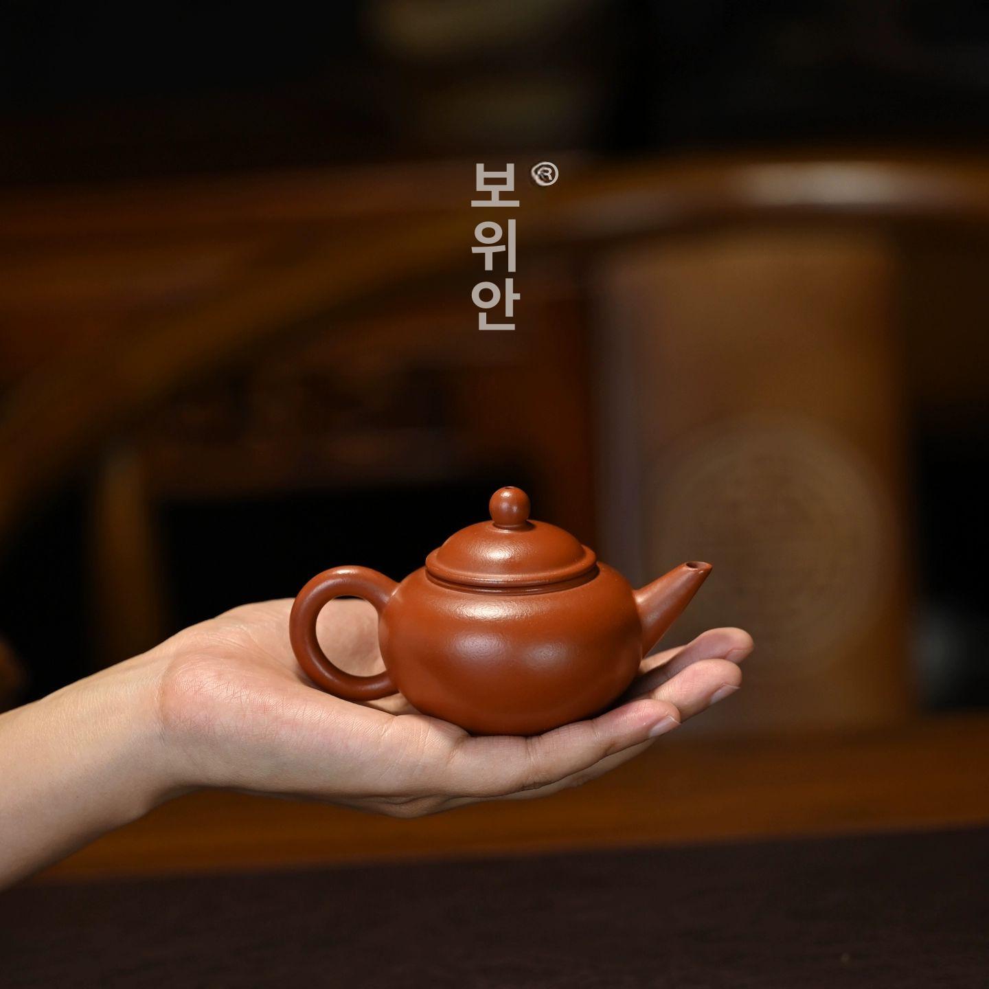 자사호 전통 차주전자 보이차 수평형 차호 다도 다관 수평형 100ml - 상세 이미지 2