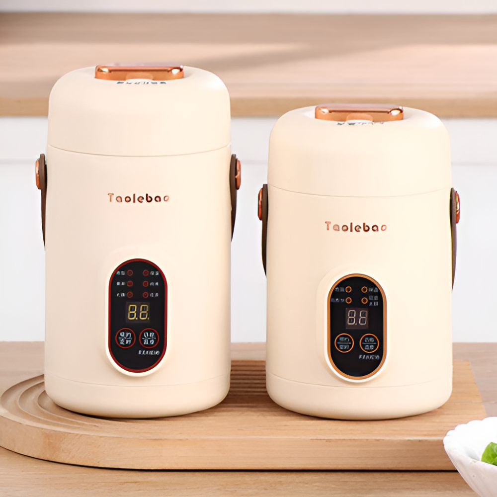 비뜰렛 미니 전기밥솥 900ml 캠핑밥솥 대용량 밥통 1인용 2인용 소형 휴대용 차량용 - 상세 이미지 3