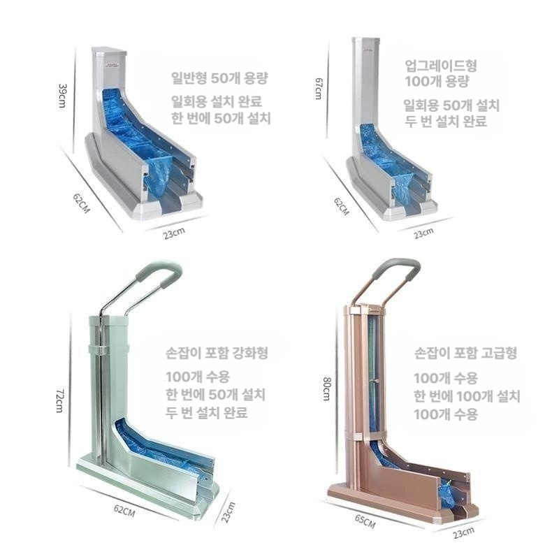 신발 일회용 덧신 자동 착용 슈즈커버 위생 랩핑 착장기 머신 신발보호 이미지 6
