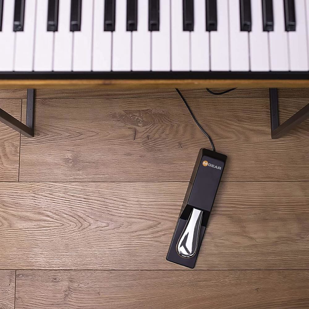 MIDI 키보드, 디지털 피아노 등을 위한 스타일의 액션이 포함된 M-AUDIO SP-2 유니버설 서스테인 페달 Sustain Pedal SP-1 - 상세 이미지 3