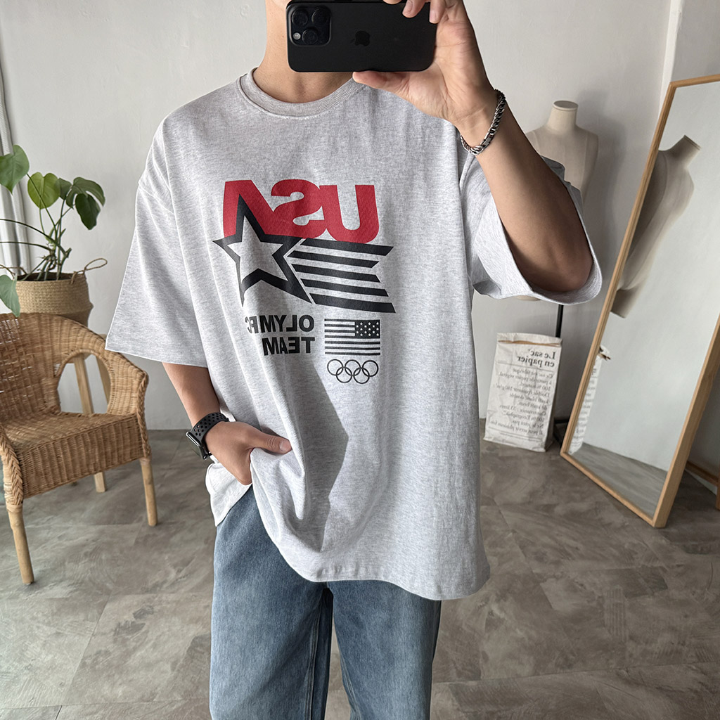 남자 빅사이즈 반팔 도톰한 10수 티셔츠 XL-4XL - 상세 이미지 2