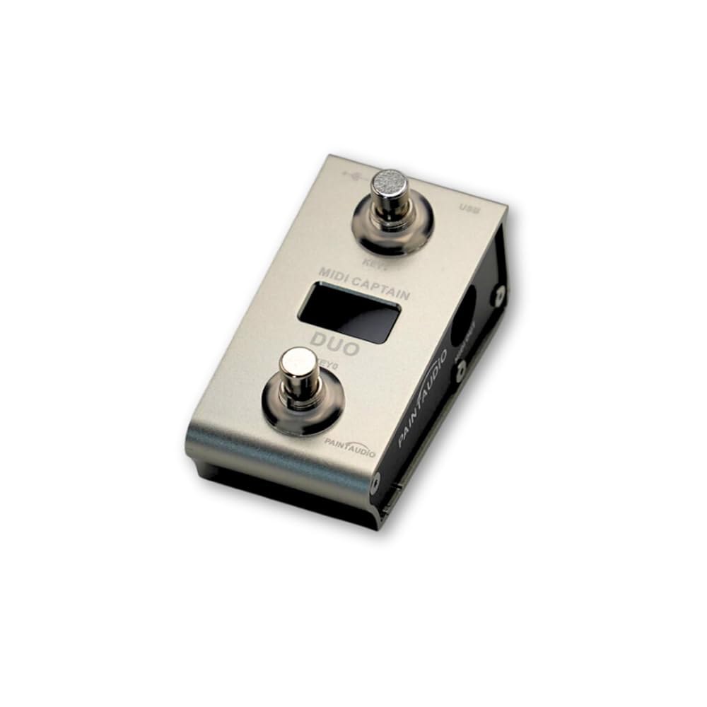오디오 미디 캡틴 듀오 풋 컨트롤러 멀티 이펙트 키보드 신디사이저 USB-MIDi DAW DSP 소프트웨어 USB-HID 지원 스테이트 스위치 사이클링(MIDi 듀오) - 상품 이미지