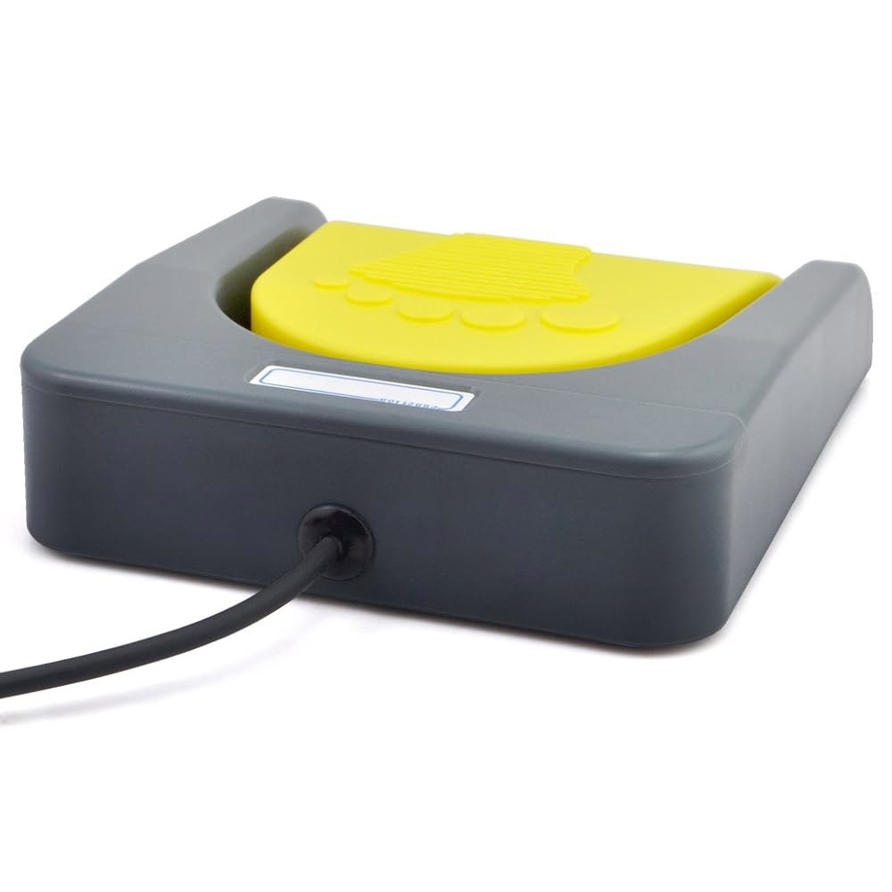 iKKEGOL USB 싱글 풋 스위치 컨트롤 원 키 맞춤형 컴퓨터 키보드 액션 페달 HID Yellow - 상세 이미지 3