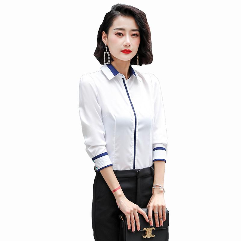 커리어룩 유니폼 여름 프론트 레스토랑 정장 모임룩 - 상세 이미지 5