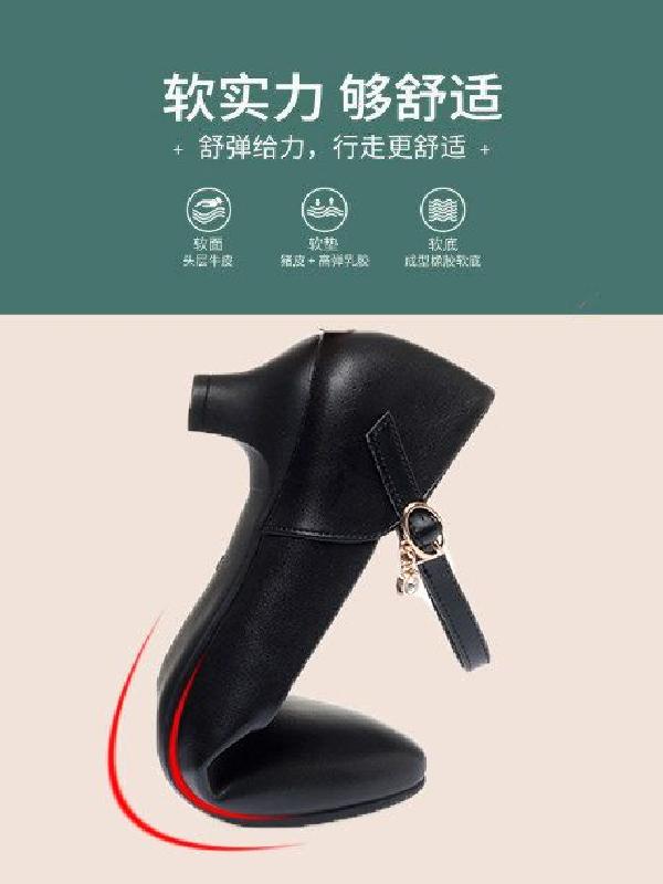 메쉬 가죽 삼바 방수 남자 레더 스포츠댄스화 키높이 운동화 남성 로우 신발 코트 에어 단화 - 상세 이미지 3