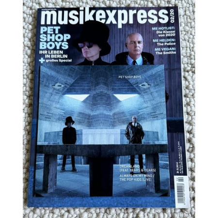 UnKnown [해외](수입 LP) PET SHOP BOYS DREAMLAND 7 BLUE VINYL SINGLE EXCLUSIVE MUSIKEXPRESS + MAGAZINE