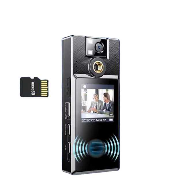 Vandlion A52 배달 택배 자전거 바디캠 블랙박스 1. 회전식 카메라 고화질 야간 32GB - 상품 이미지