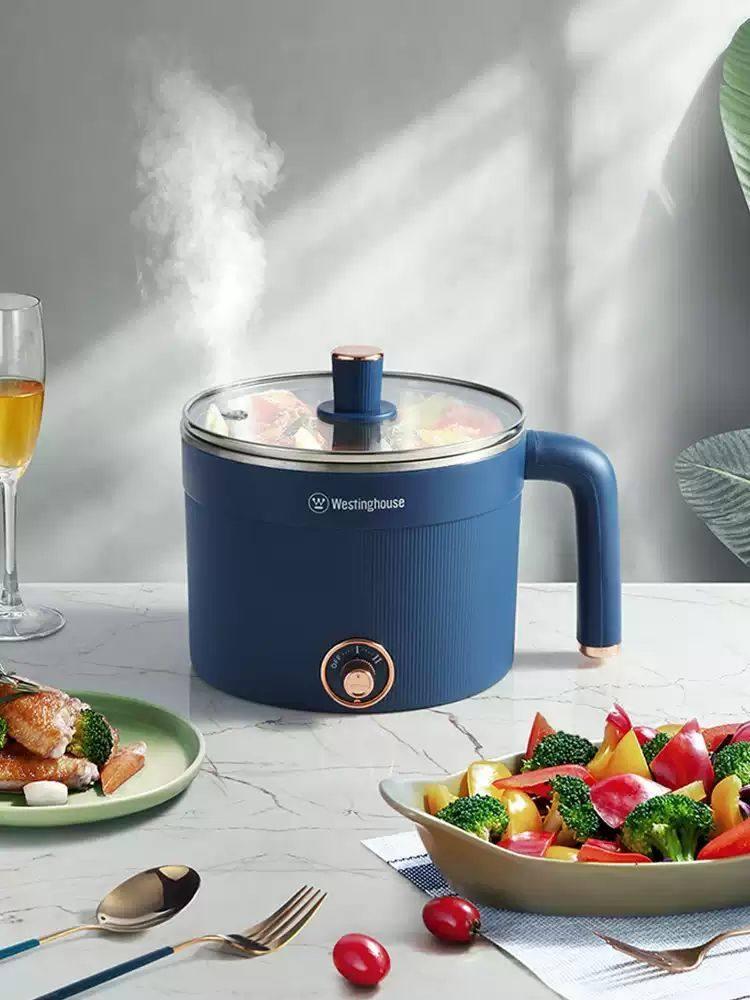 무선 전기포트 민트 1.5L 라면 계란 조리용 인덕션 겸용 스테인리스 주전자 - 상품 이미지