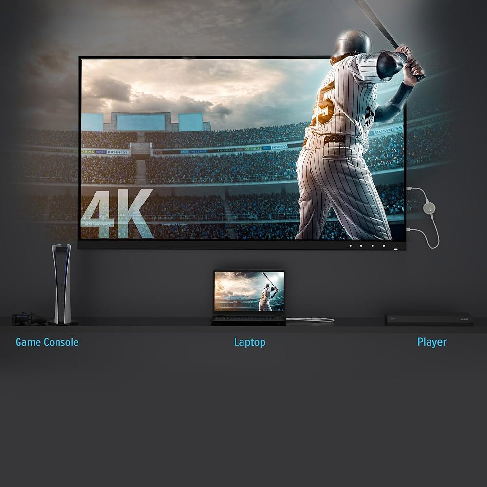 j5create ScreenCast 4K 무선 HDMI 송신기 및 수신기, Extender, 4K30Hz / 1080p60Hz, 2.4GHz 5GHz 지원, 노트북 PC 플레이어 - 상세 이미지 2