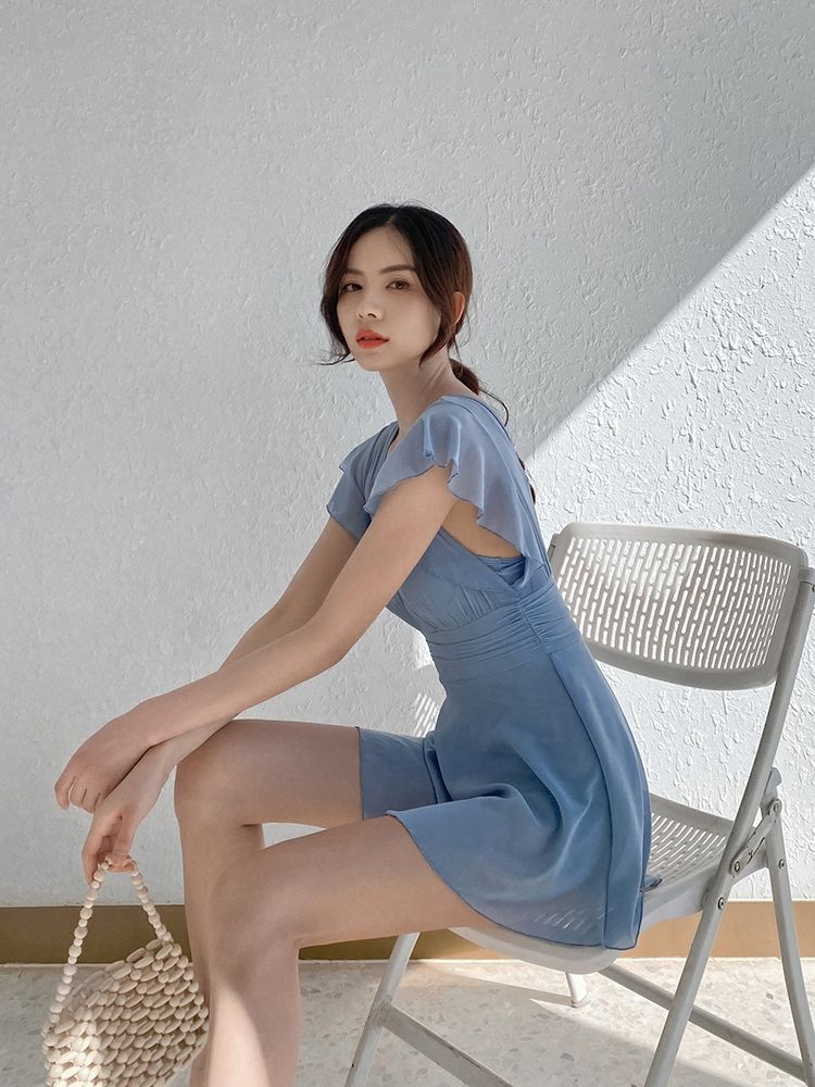 패션수영복 체형커버 복부커버 뱃살가리는 탄탄이 워터파크 튼살커버 웻슈트 잠수복 다이빙 슈트 - 상세 이미지 4