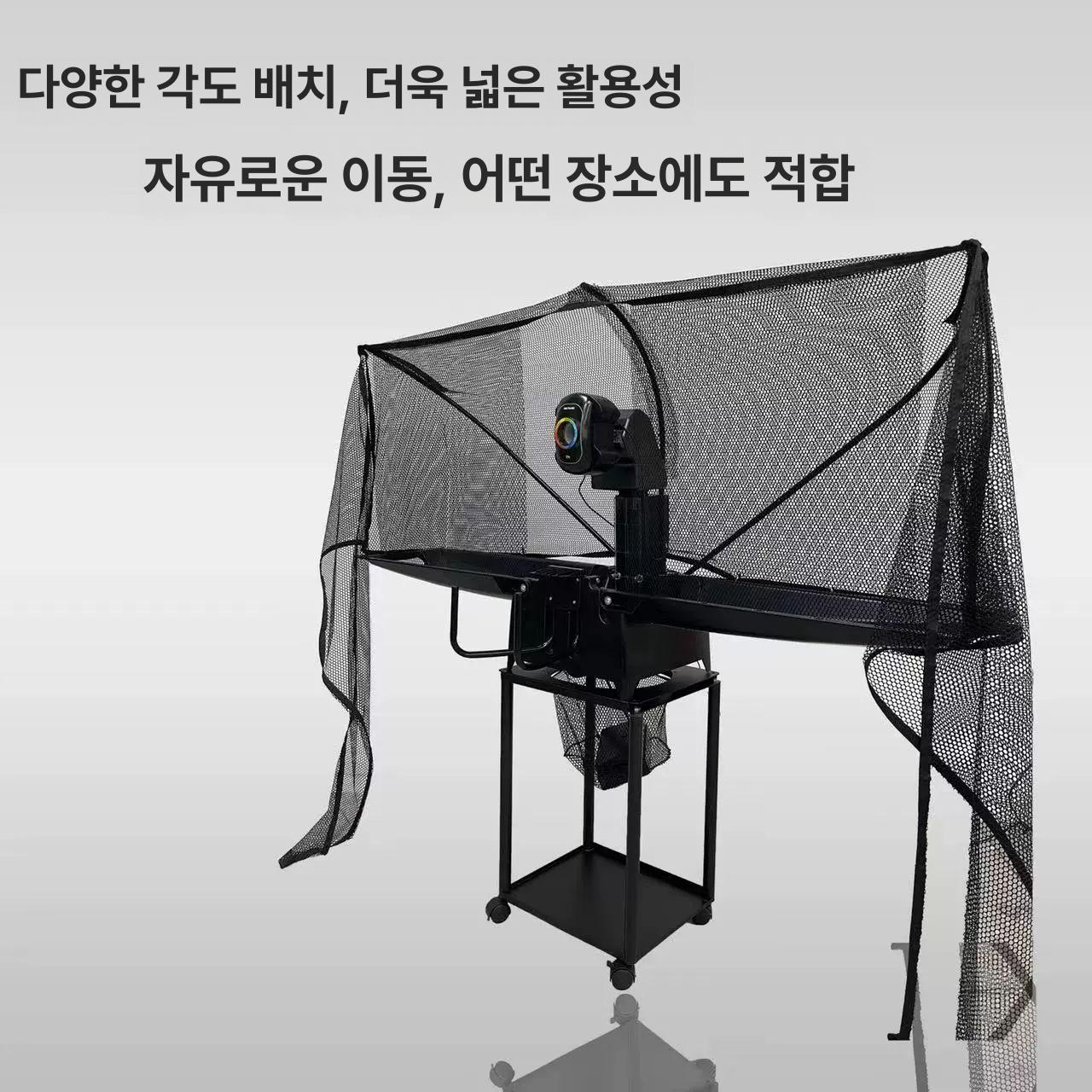 자동 탁구 연습 머신 로봇 공 수집 기능 가정용 탁구 훈련 장비 - 상세 이미지 4