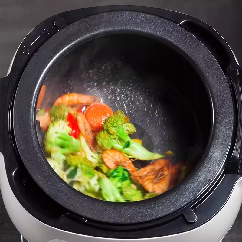 자동웍 볶음기 회전 업소용 조리기 웍 식당 교반기 2000W 용량 6L - 상세 이미지 4