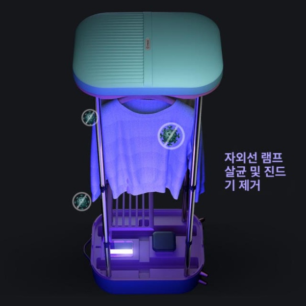 초경량 탈취 신발건조기 옷걸이 휴대용 의류 관리기 접이식 기본 단층 - 상세 이미지 2