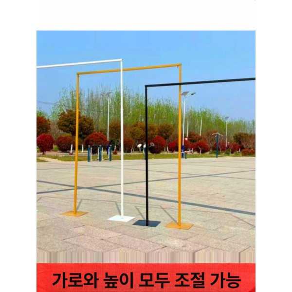 고급 철제 야외 광고판 지지대 배너 거치대 스탠드 무대 배경 2m x 골드 표준 - 상세 이미지 2