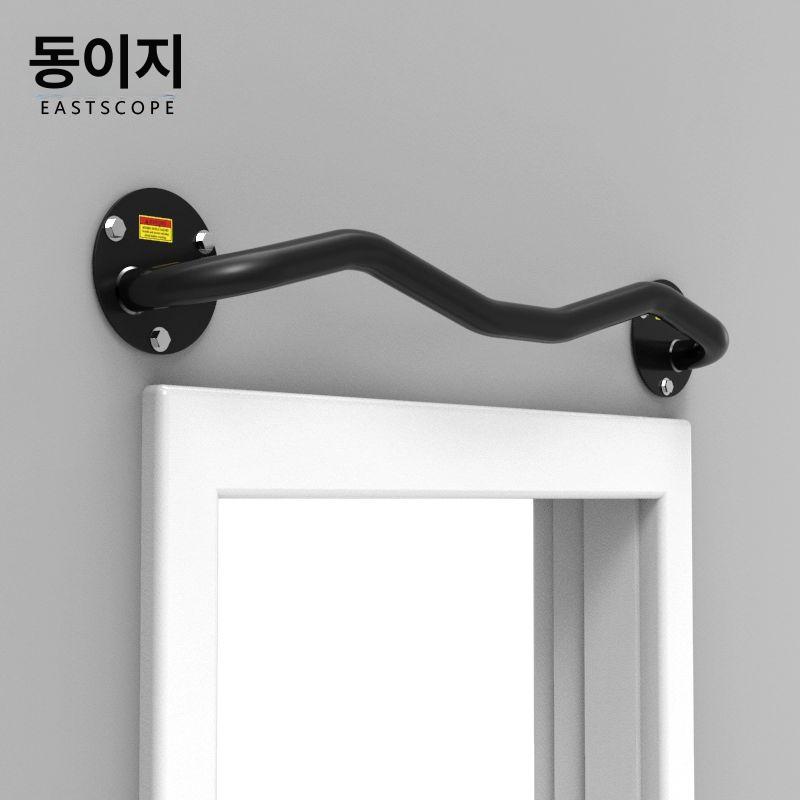 풀업바 턱걸이 운동기구 철봉 홈짐 벽부착 문틀용 헬스 근력 운동용품 - 상세 이미지 2