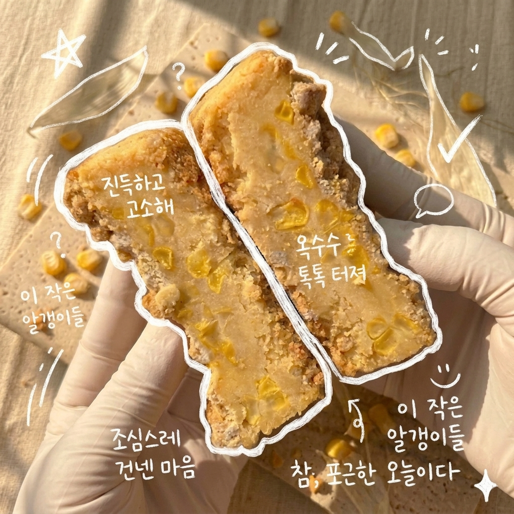 저당 비건 병아리콩 크럼블 케이크 무화과 식사대용 디저트 - 상세 이미지 3