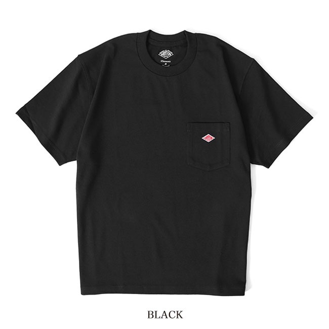 단톤 와펜 포켓 반팔 티셔츠 남녀공용 크루넥 헤비웨이트 DT-C0198TCB 26ss 이미지 6