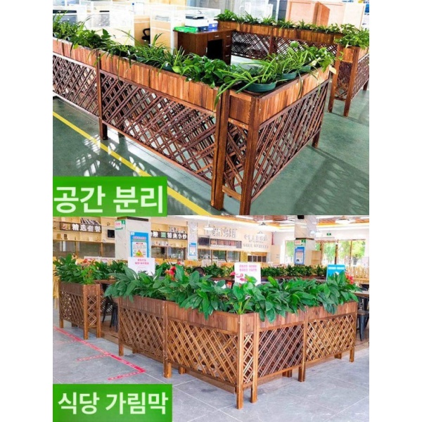 감성적인 파티션 야외 울타리 나무 가림막 화단 펜스 마당 메쉬 스프레이 100 90x25cm - 상세 이미지 3