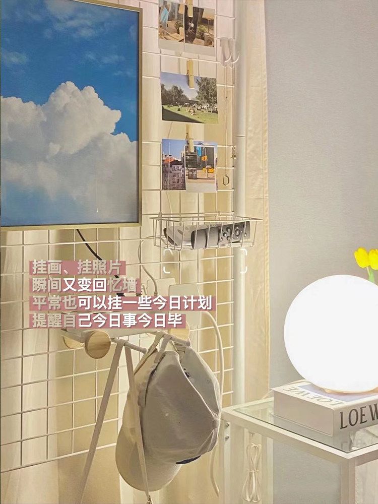 사무실 책상위 보드판 가림막 철제 독서실 메쉬 파티션 다양한 정리네트망 책상위파티션 칸막이 - 상세 이미지 5