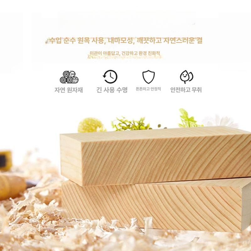 벽걸이 거실장 원목 수납 서랍식 티비장 심플 모던 가구 거실수납 - 상세 이미지 4