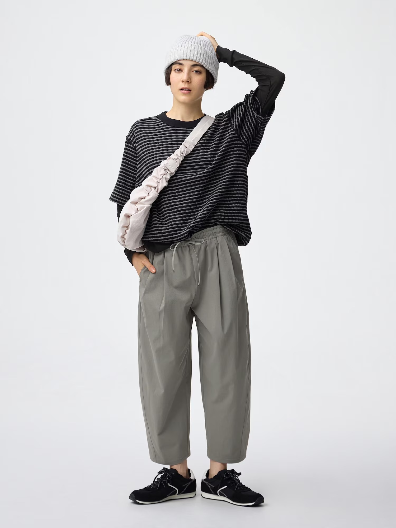 GU 배럴 발목 바지 +EC (길이 짧은 57.0cm) [26SS] 봄 여름 긴바지 앵클 이미지 7