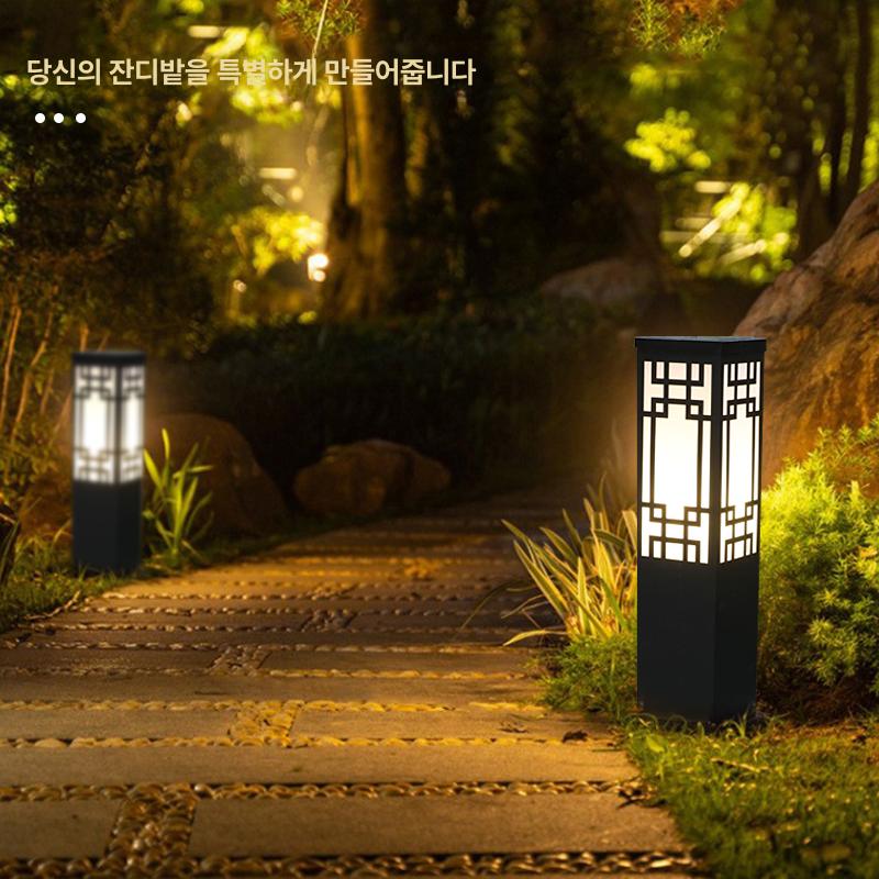 한옥 정원 태양광 조명 야외등 경관 무드 장식 조경 풍경 생활 용품 - 상세 이미지 3