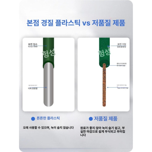 튼튼한 노루망 양계망 초록색 울타리망 펜스 그물망 울타리 하드 1.2m 2.1mm 3cm 15.0kg - 상세 이미지 3