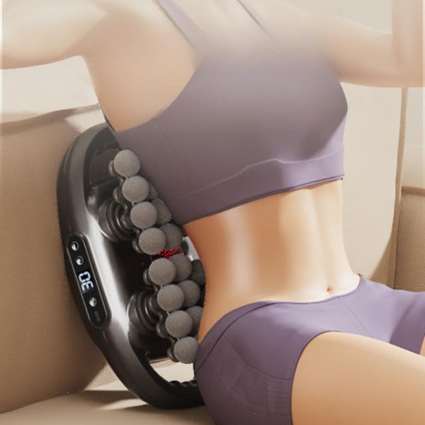 강력한 전신 이완 지압 근막 마사지 전동 마사지기 화이트 - 상품 이미지