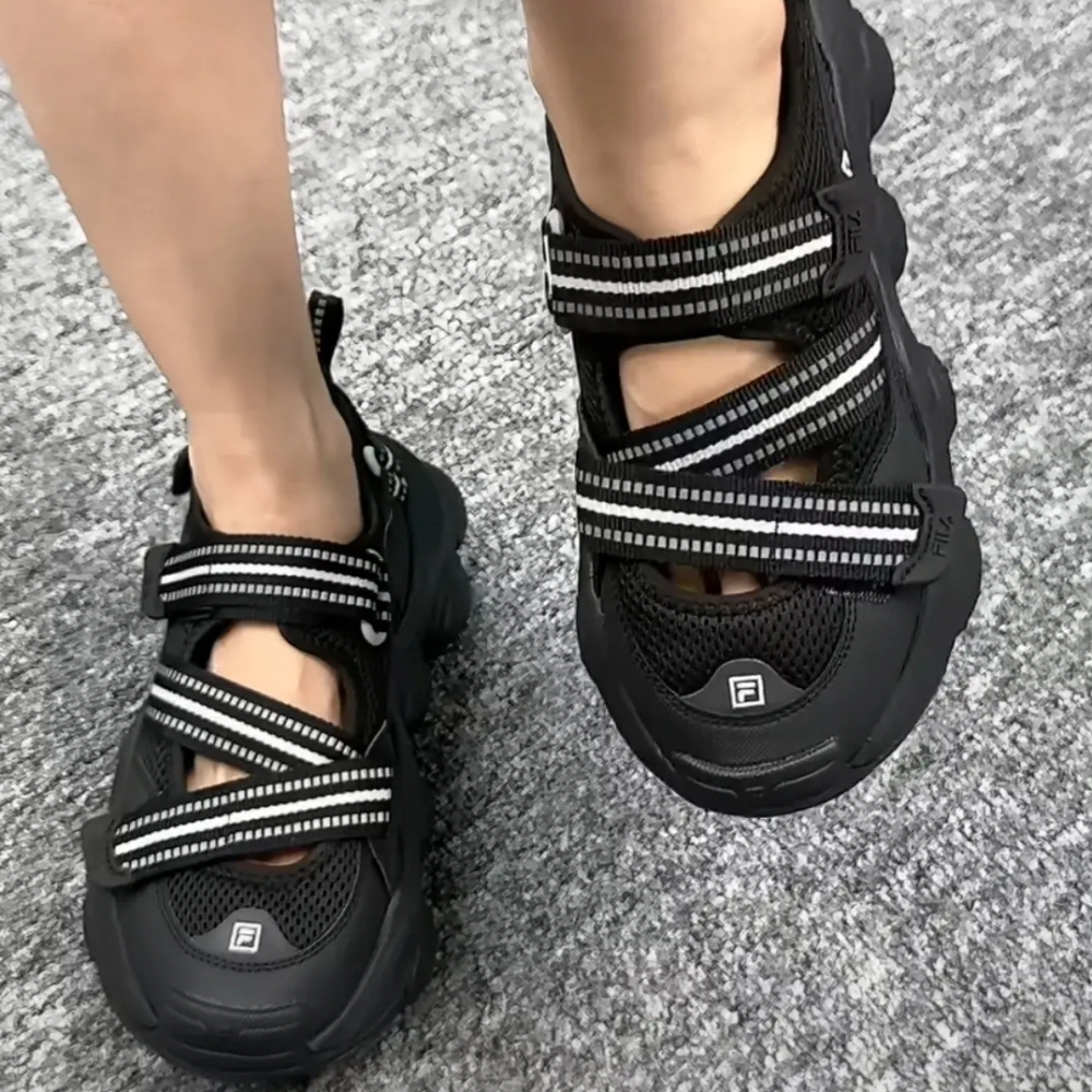 휠라 프라골라 여성 키높이 아쿠아슈즈 블랙 F12W321403F-BK - 상세 이미지 5